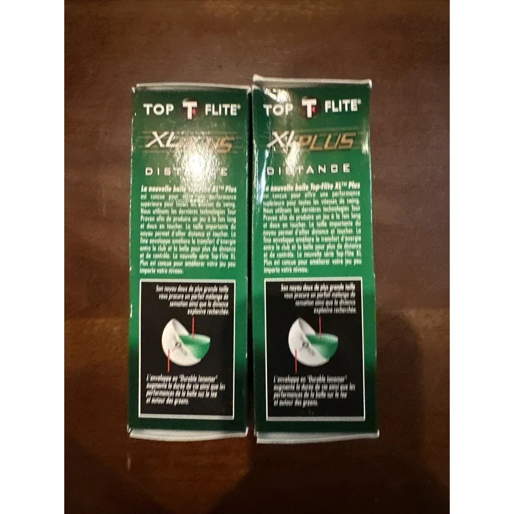 Top Flite XL Plus Distance Golf Balls 2 Sleeves 6 Balls New Not Hit
